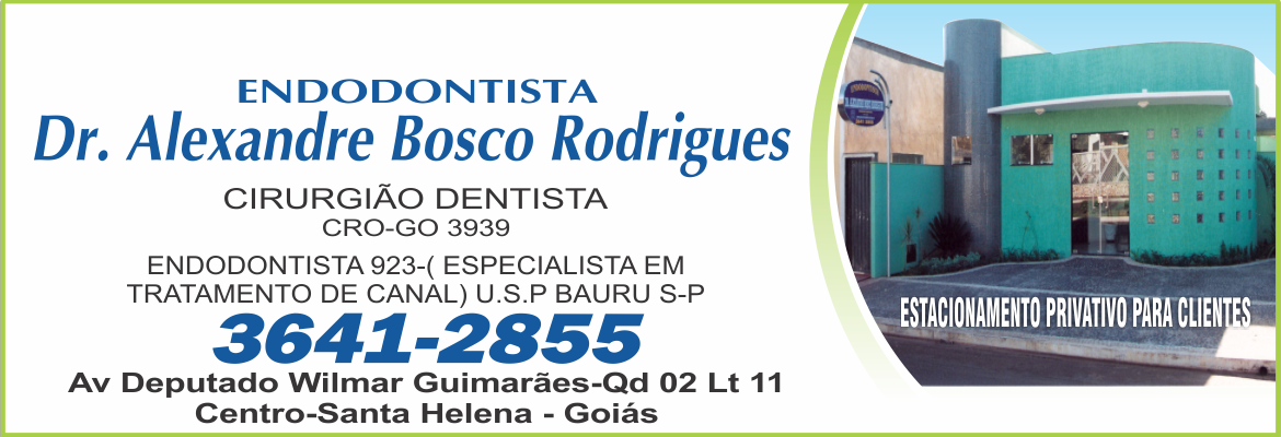 ODONTOLOGIA ENDODONTISTA ALEXANDRE BOSCO